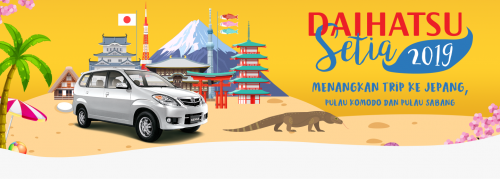 Daihatsu Bandung Daihatsu 2019 - Menangkan Trip Ke Jepang Daihatsu Setia 2019